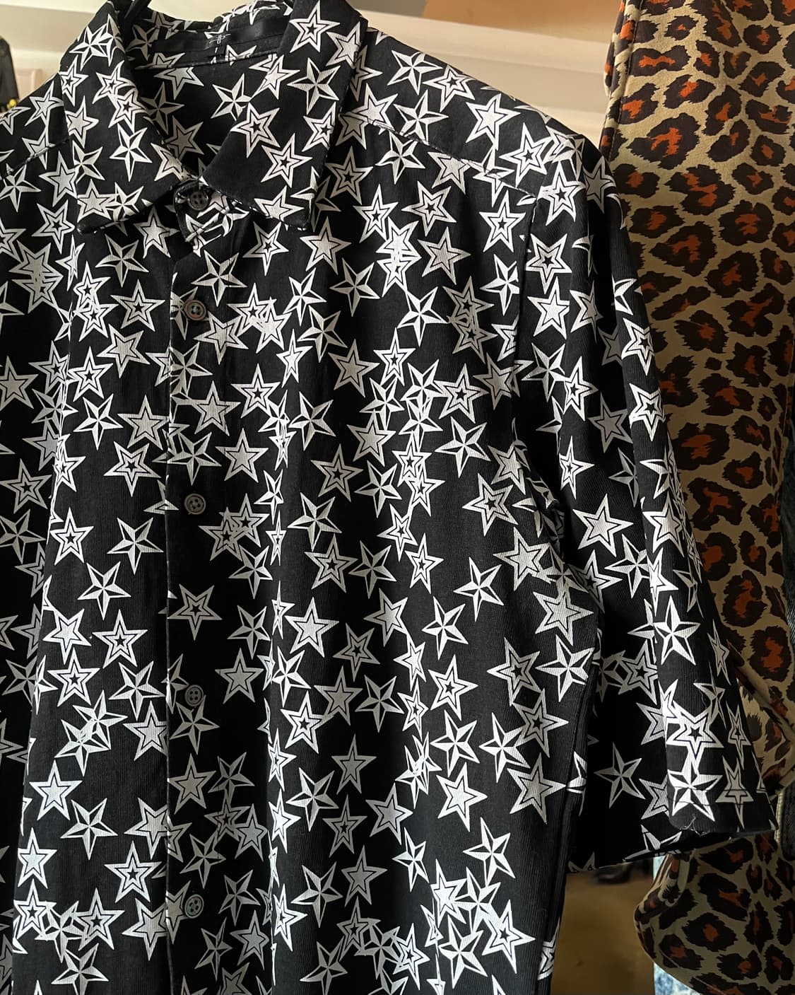 NO ID. Star Pattern 1/2 Cotton Shirt 상품이미지6