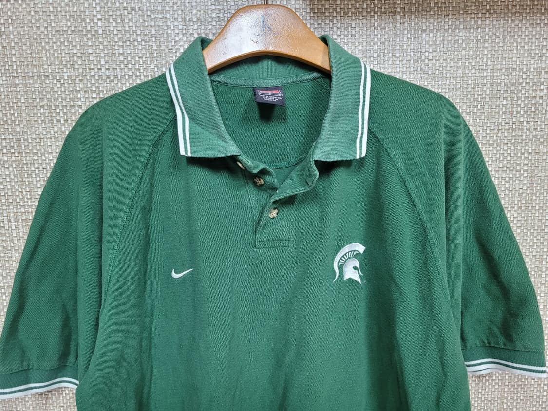 L 105~110사이즈 나이키 빈티지 반팔 카라티 올드스쿨 힙합 상품이미지2