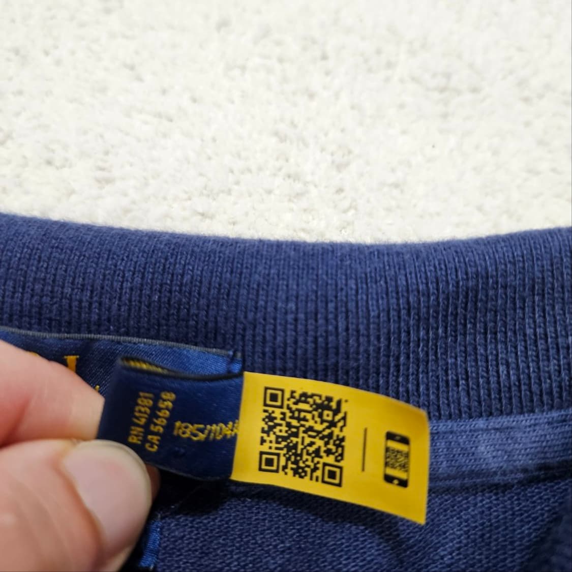 폴로 랄프 로렌 신형 QR 폴로 베어 카라티 XL 상품이미지5