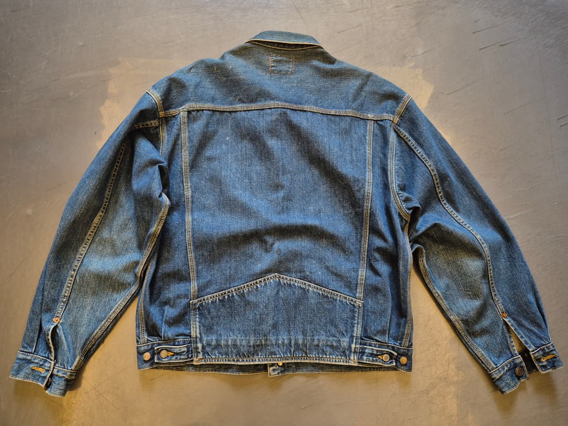 90s H.F.M 1세대 타입 데님 자켓 상품이미지2