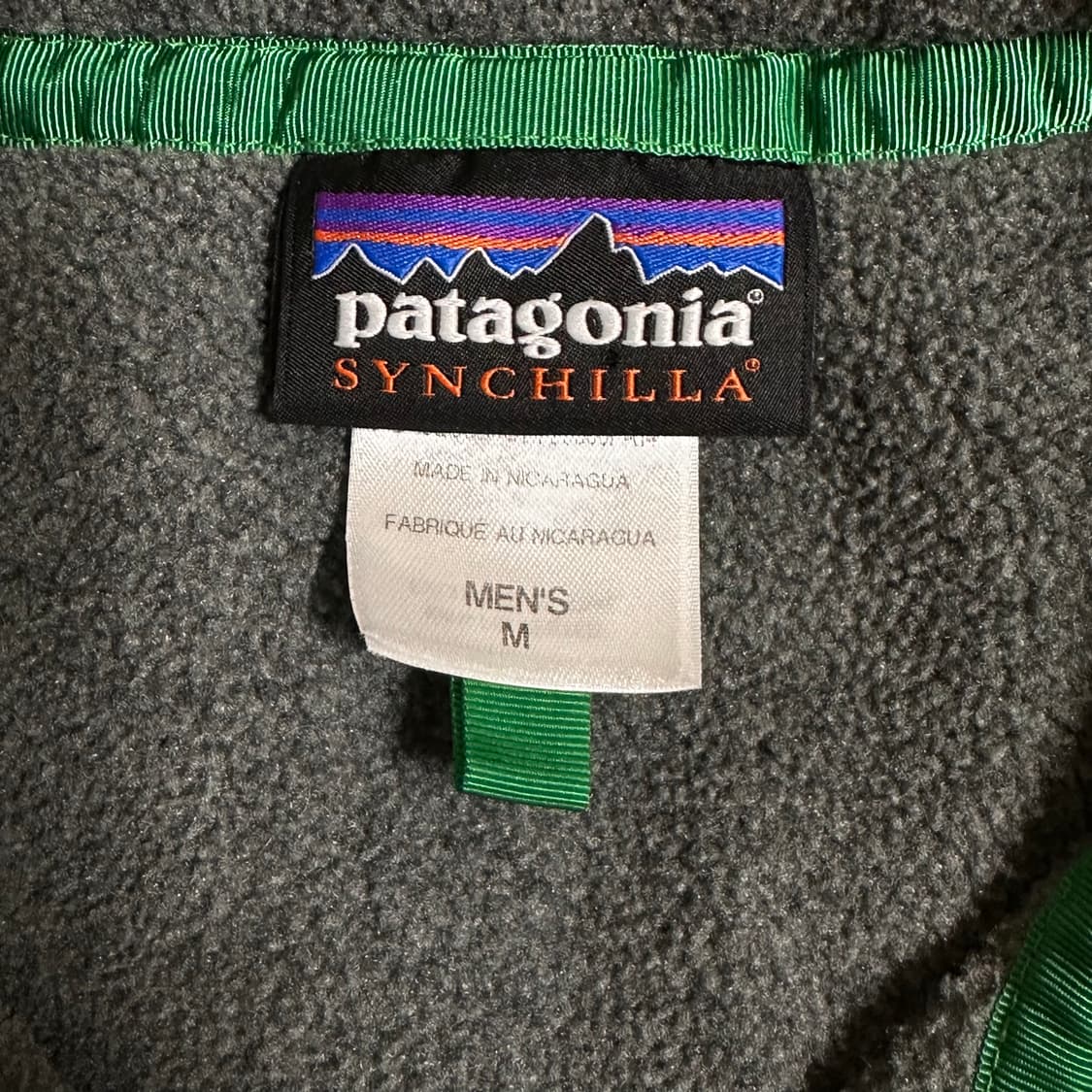 10s 파타고니아 신칠라 니켈 그레이 레드 M 상품이미지6