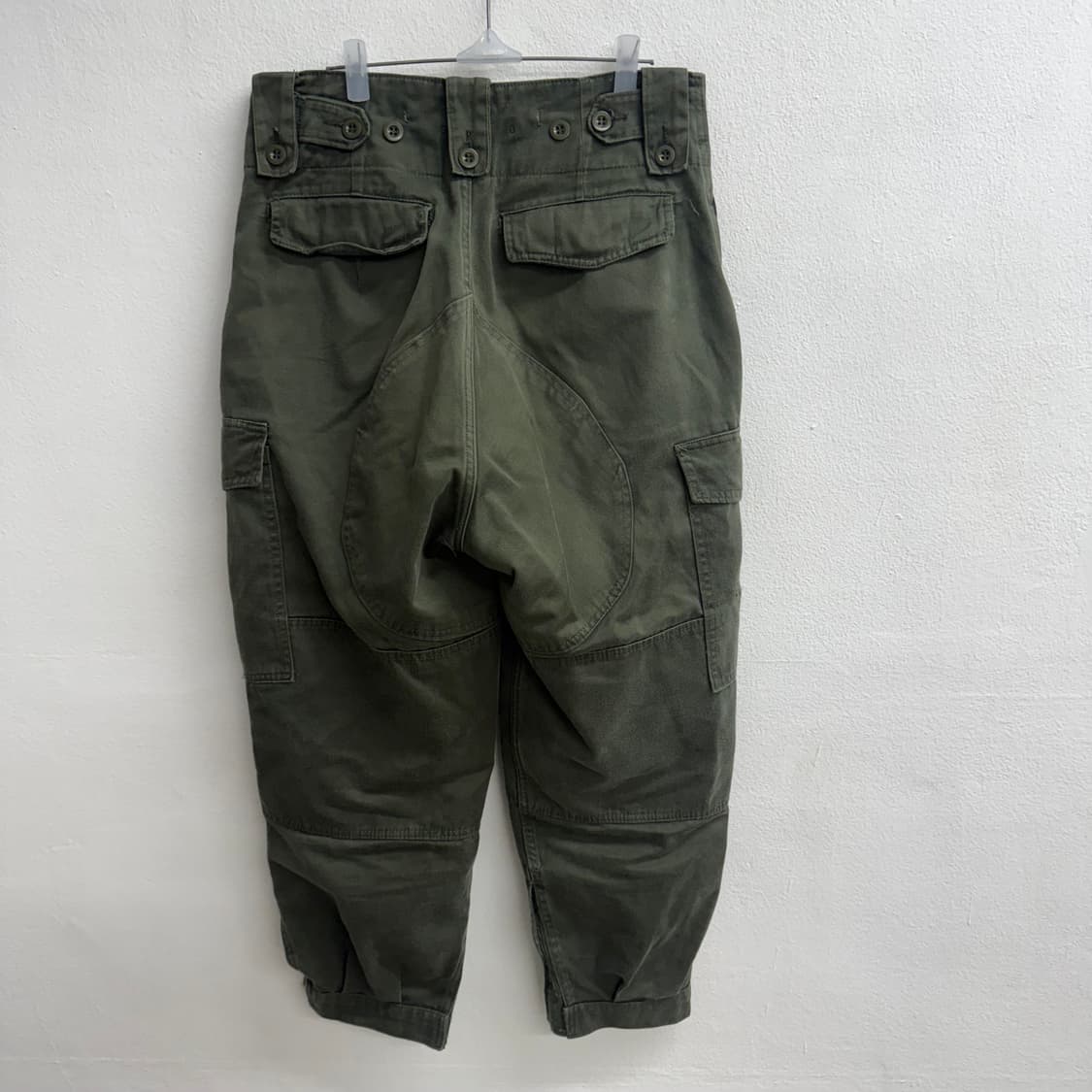 70S SEYNTEX 벨기에군 M-64 필드 밀리터리 와이드 카고 팬츠 상품이미지3