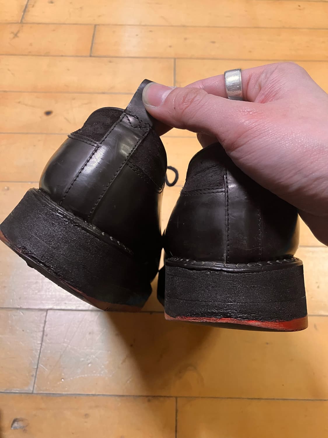 bikkembergs 비캠버그 포인티드 토 샤크솔 더비42 (270) 상품이미지5