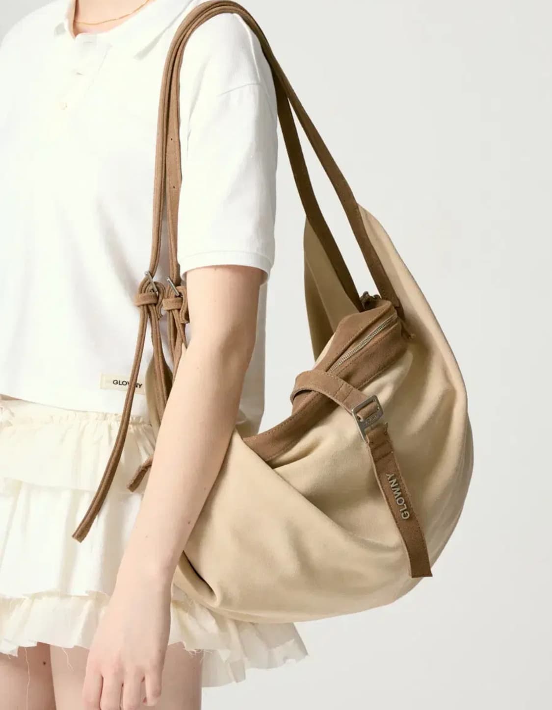 글로니 타오 리얼 스웨이드 호보백  상품이미지2