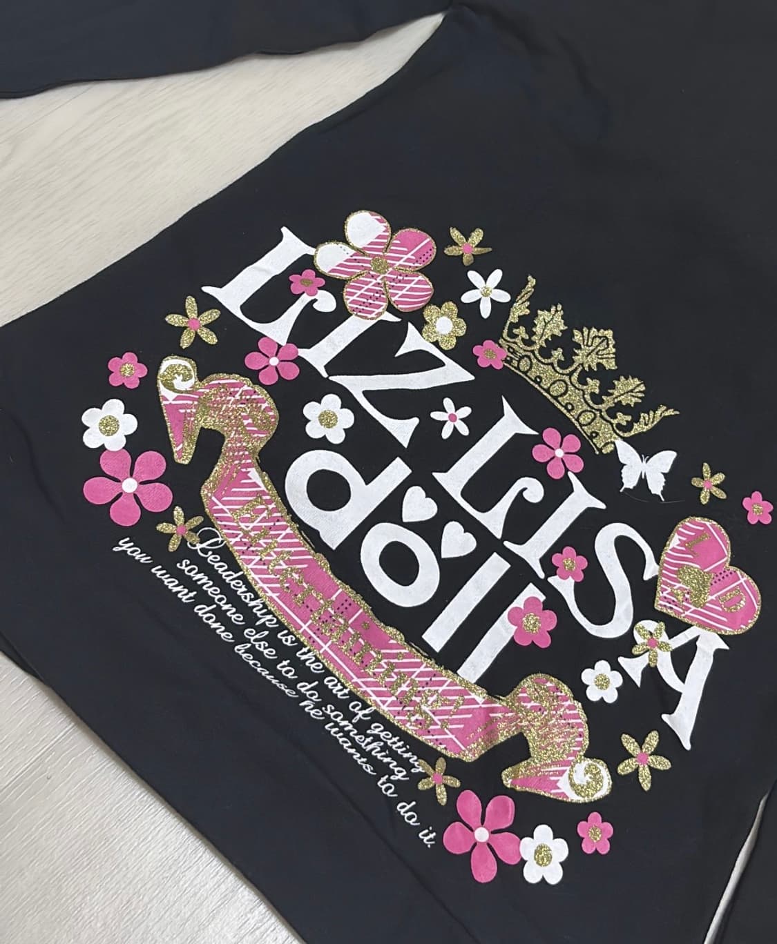 새상품) Liz Lisa doll 레터링 후드티 고전 리즈리사 오네갸루 상품이미지3