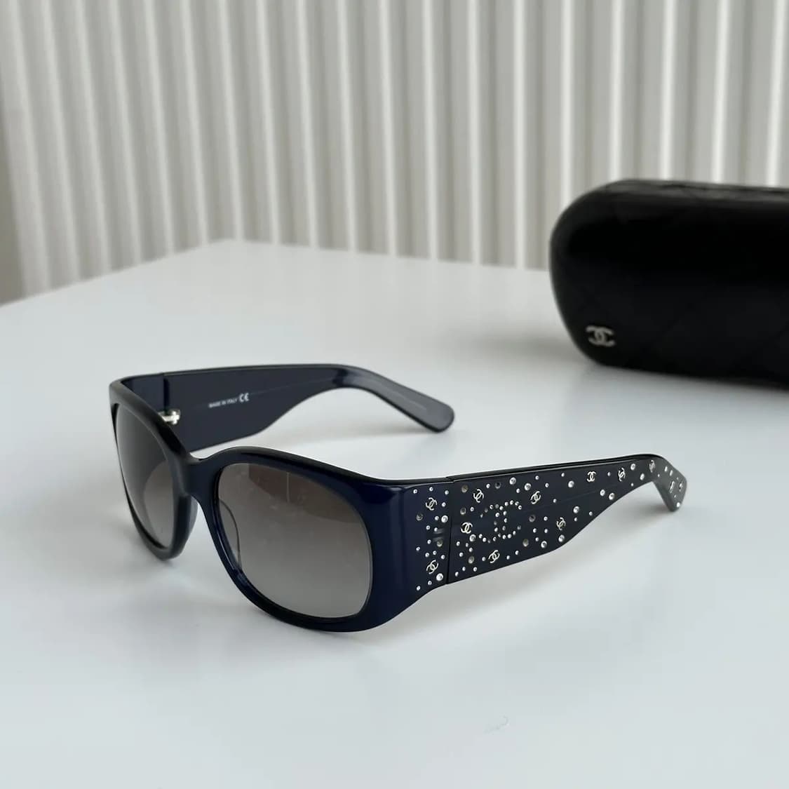 샤넬 00AW 빈티지 링스톤 로고 선글라스 상품이미지1