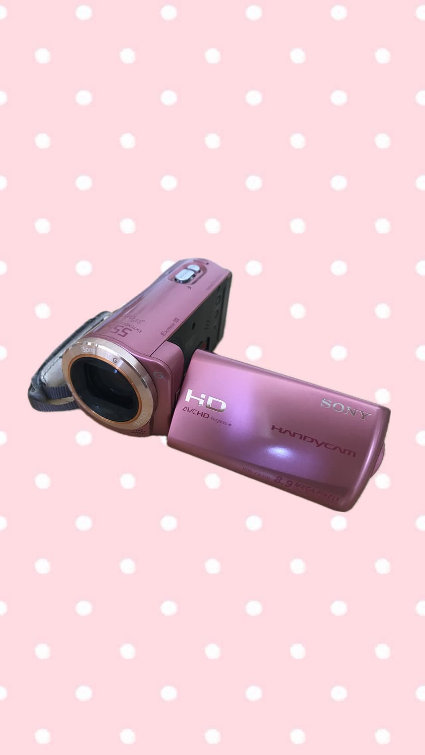 sony 소니 CX270 캠고더 핑크캠코더 빈티지카메라 상품이미지1