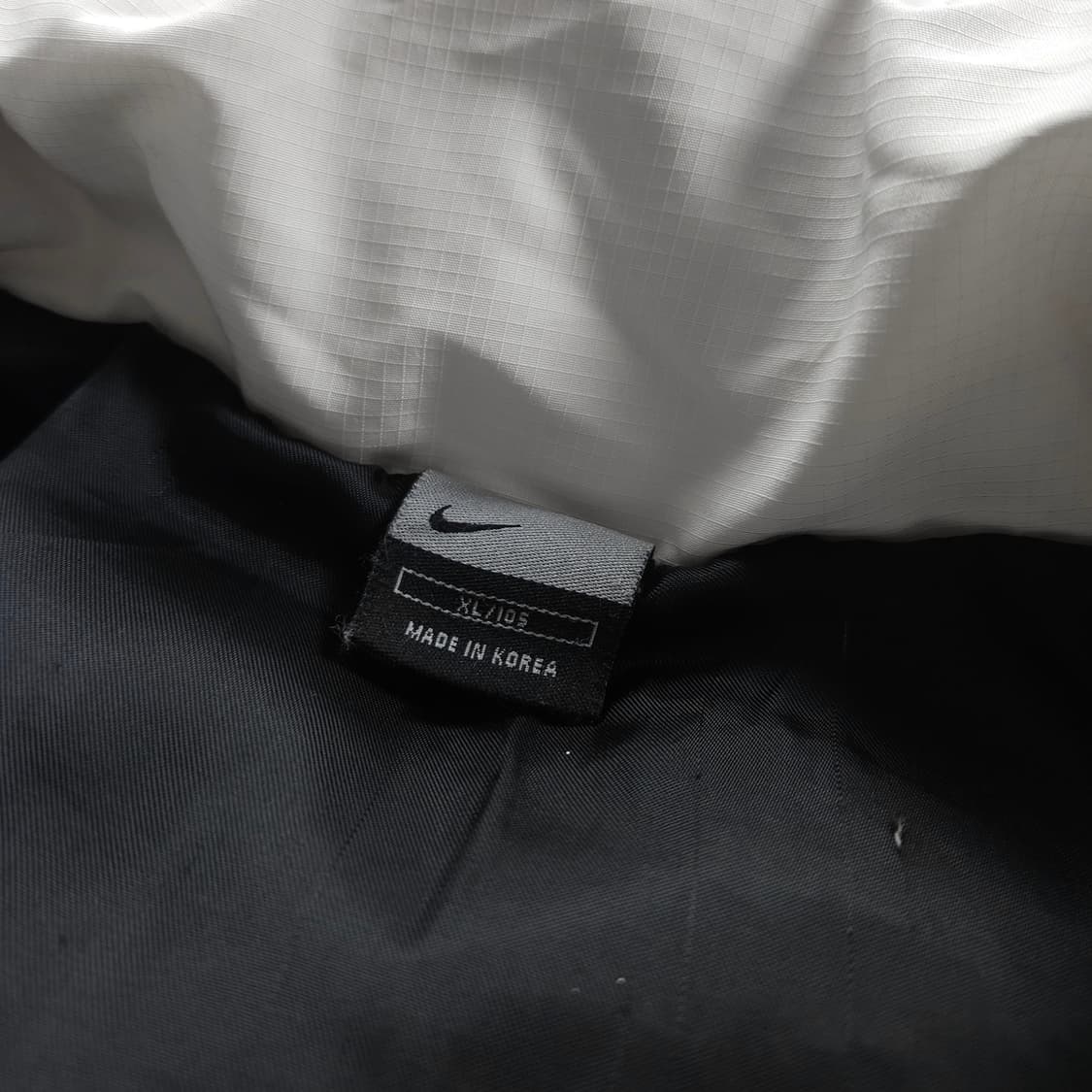 00s 나이키 뉴챔프 올드스쿨 다운 푸퍼 패딩 화이트 (XL) 상품이미지6