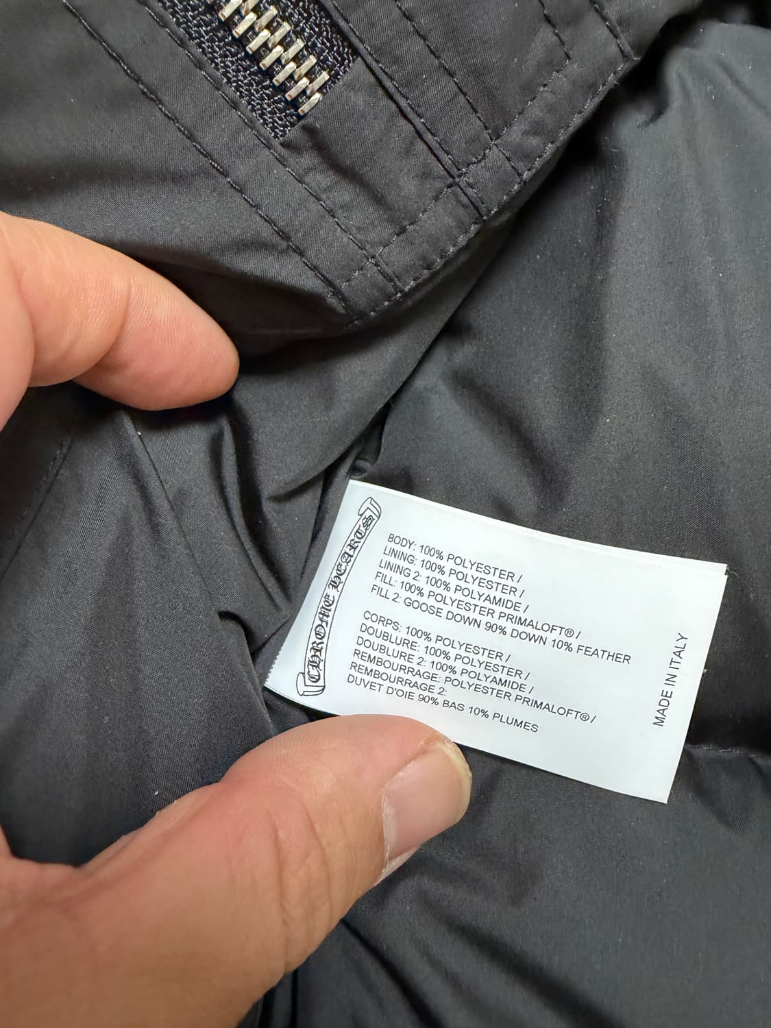 [L]크롬하츠 스티프v2 패딩 블랙( 여성용) 상품이미지4