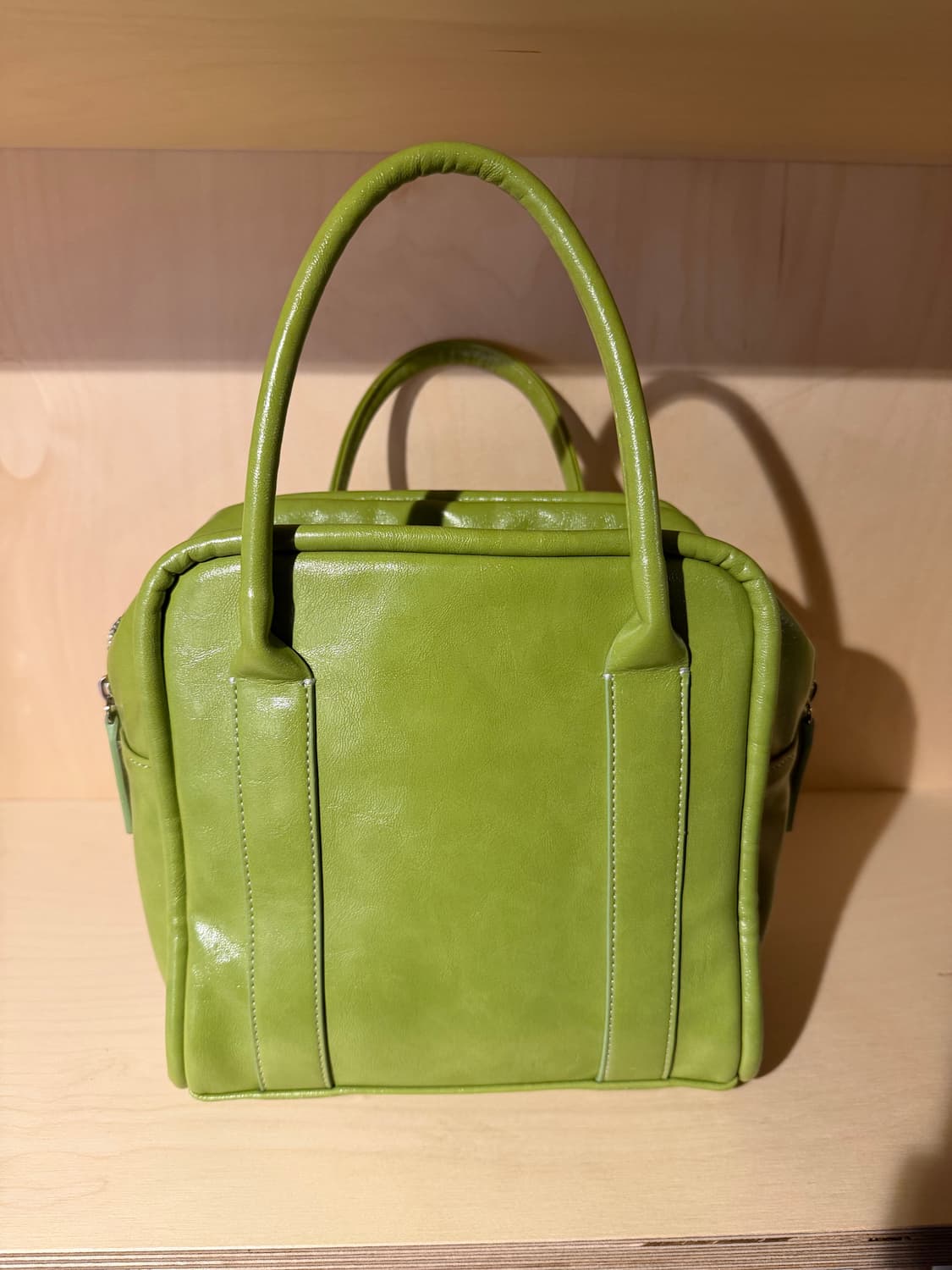 여밈 미니박스백 라임색 상품이미지5