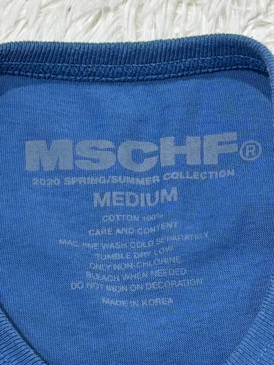 미스치프 베이비블루 사이드로고 슬리브 상품이미지6