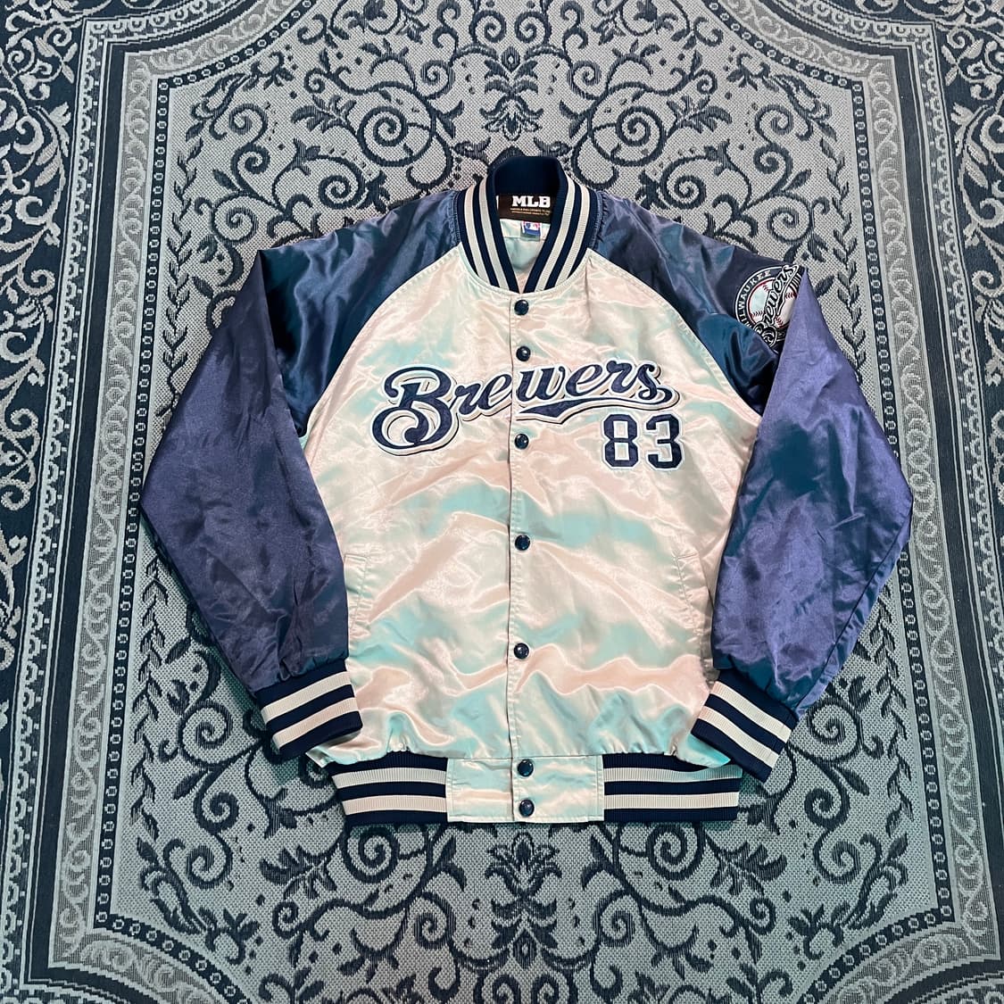 100 MLB 밀워키 브루어스 자켓/W2758 상품이미지1