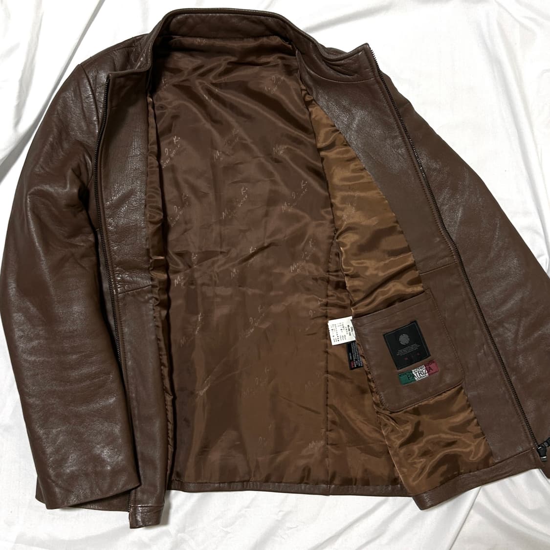 빈티지 브라운 양가죽 자켓 상품이미지4