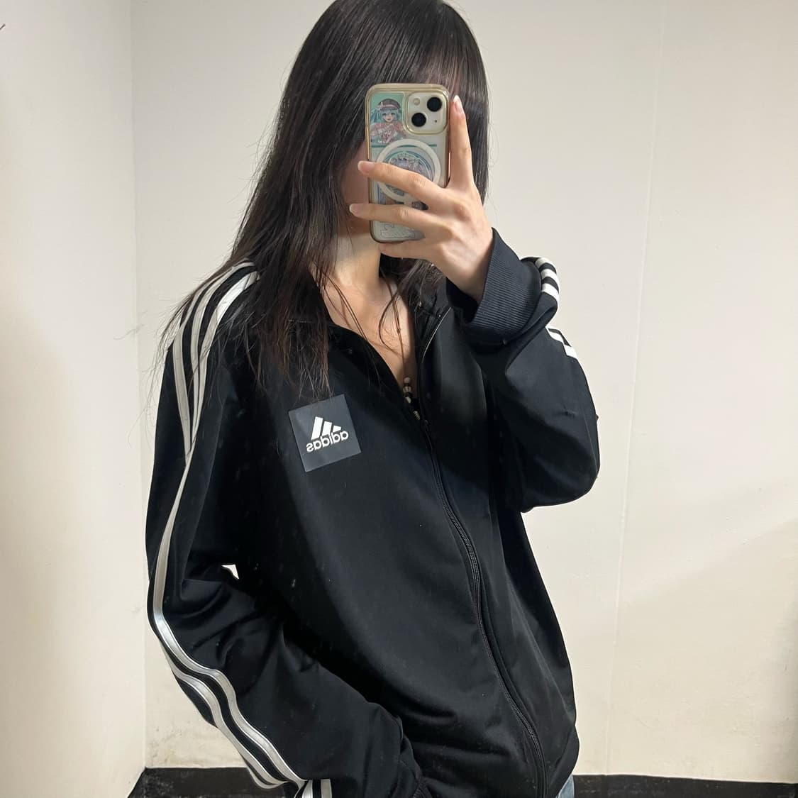 Adidas Black Track Jacket 상품이미지2