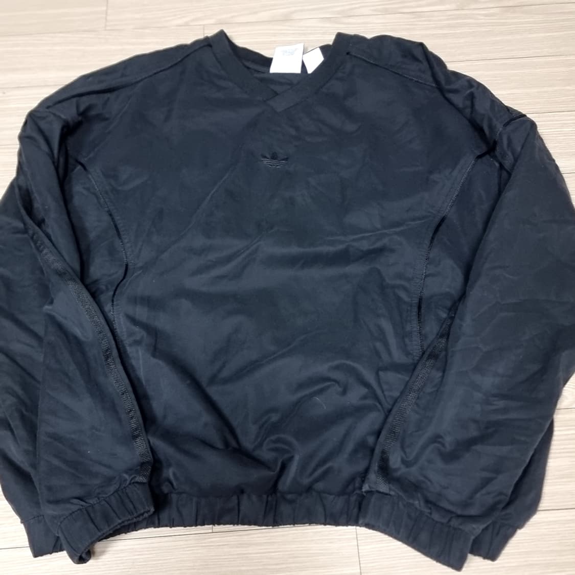 아디다스 블랙 풀오버 웜업(100-105) 상품이미지1