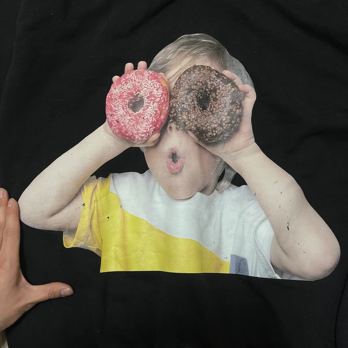 아크메드라비 도넛 빅로고 후드티 1사이즈  상품이미지3