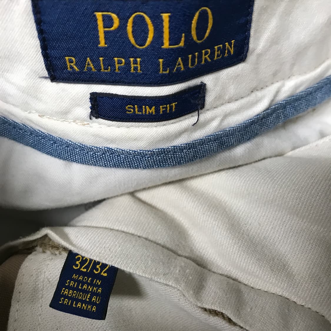 폴로 랄프로렌 멀티 자수 치노 팬츠 베이지 32/32 상품이미지5
