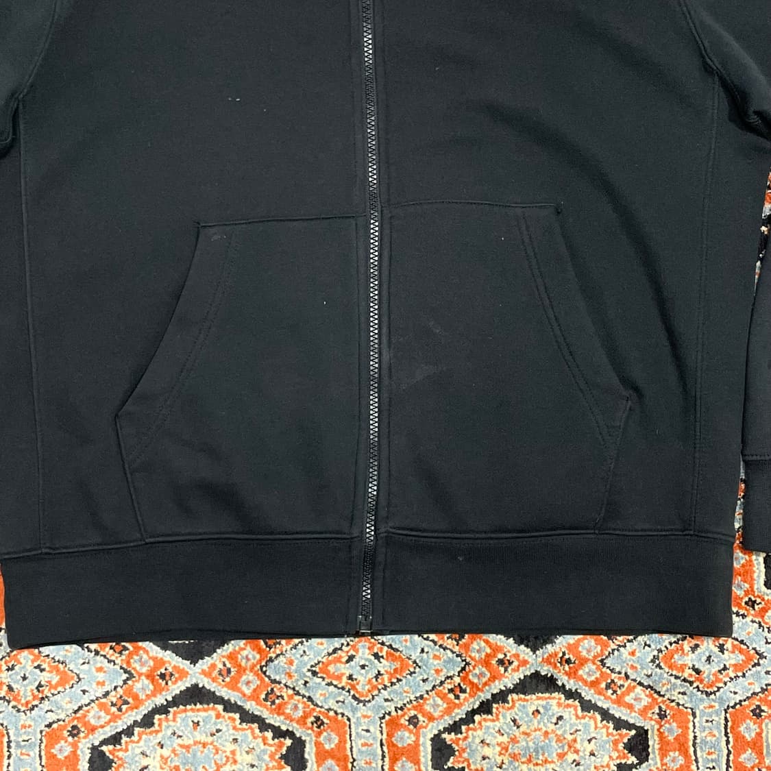 나이키 스펠로고 블랙 풀집업 기모 후드집업 여성XL 상품이미지3