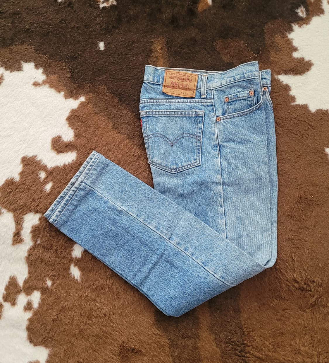 리바이스 515 남녀공용 밝은색 청바지(28) 상품이미지1