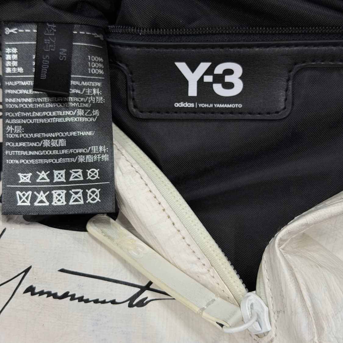 Y-3 아디다스 요지야마모트 슬링백 가방 화이트 상품이미지8