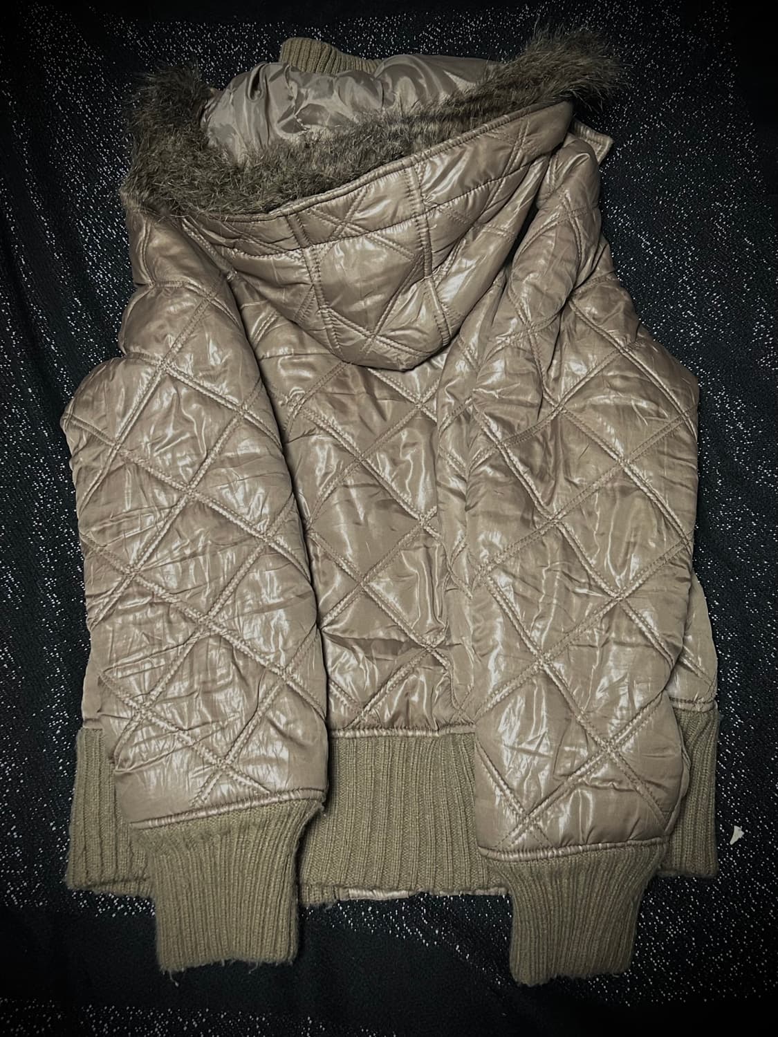 *rare design* 2000s JPN Y2K 퍼 울프죠 패딩 자켓 상품이미지2