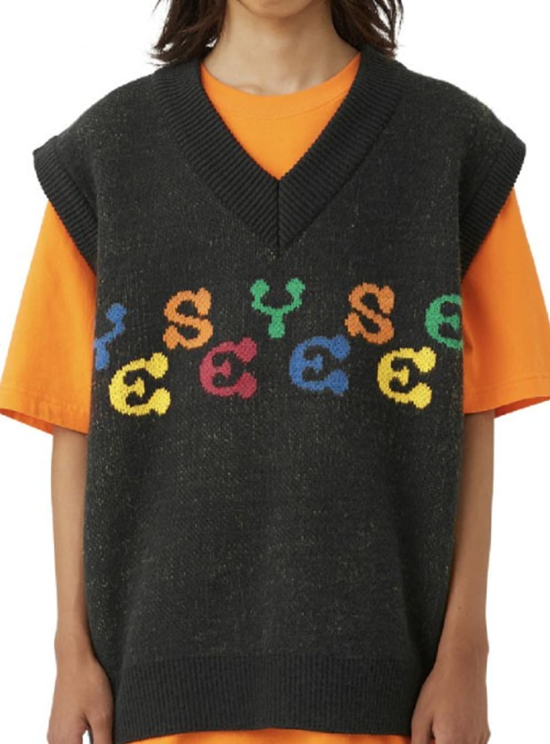 예스아이씨 22FW 레인보우 니트 베스트 PN7176 상품이미지2