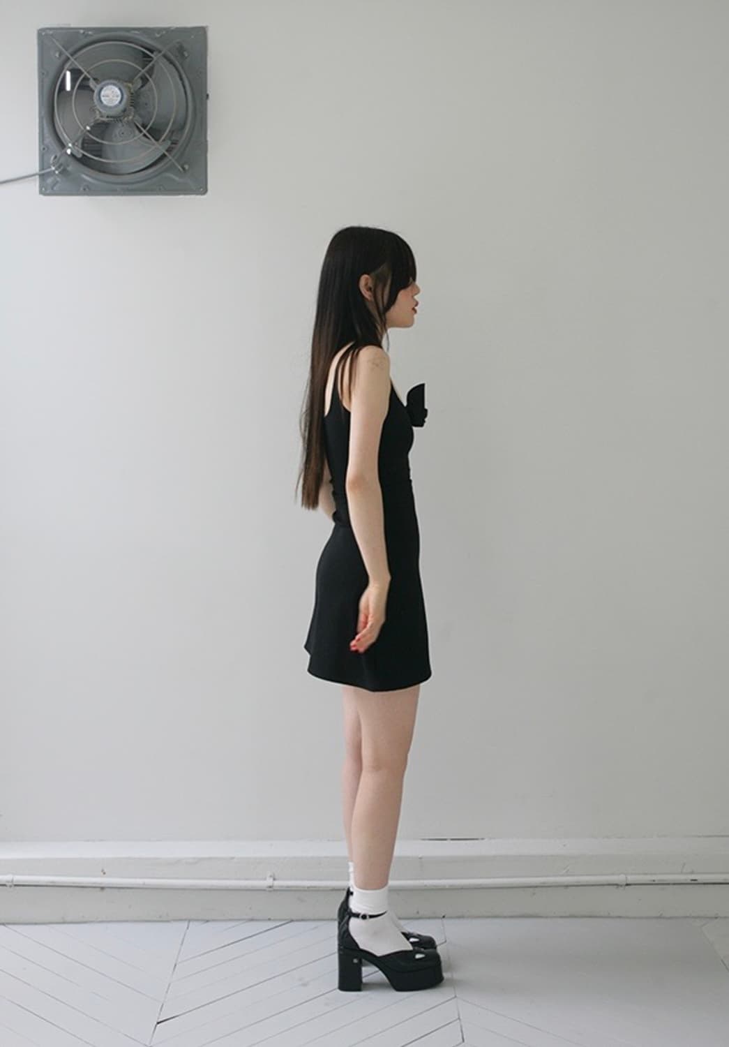 프레클 스트레치 슬리브리스 드레스 상품이미지6