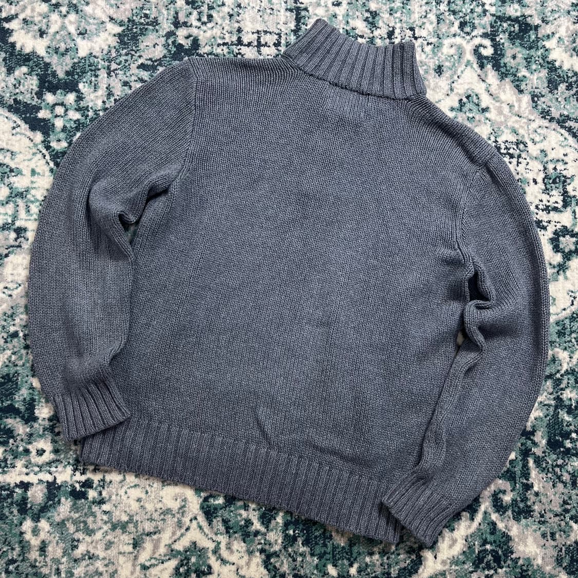 Polo 폴로 랄프로렌 하프 집업 헤비 그레이 반집업 니트(M) 상품이미지5