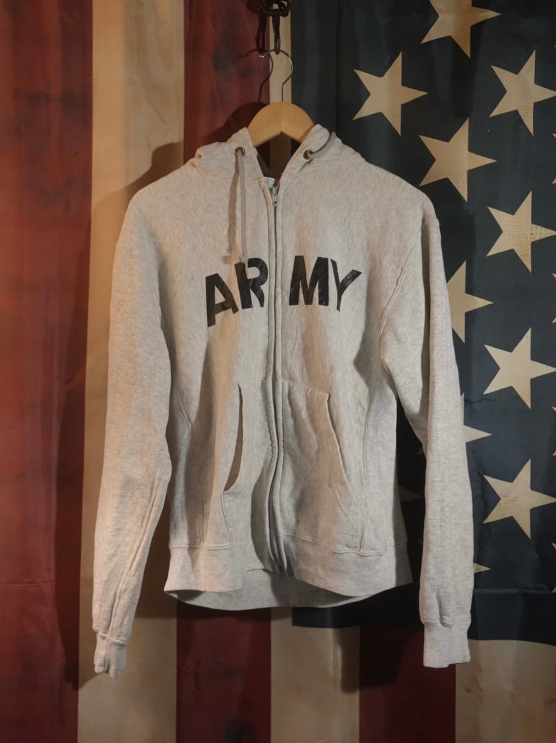 US ARMY zip up (M) 상품이미지1