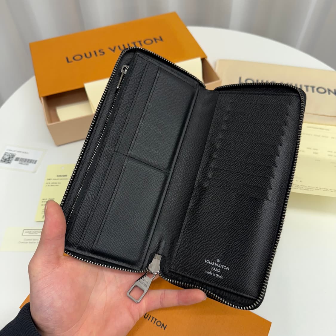[풀박스] 루이비통 이클립스 지퍼 장지갑 버티컬 월릿 상품이미지7