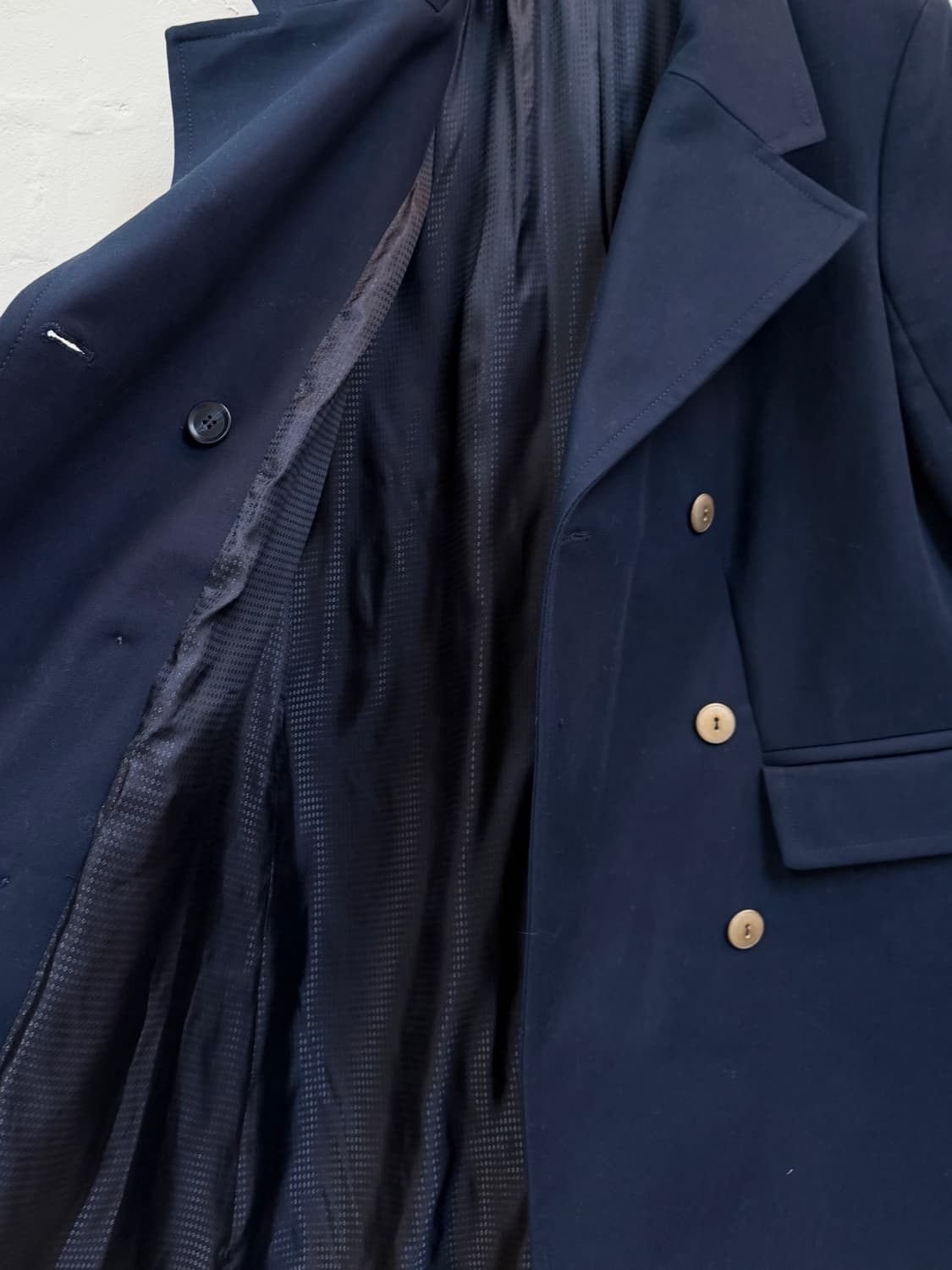 A.P.C. 아페쎄 코튼쉘 더블 브레스트 코트 네이비 40 상품이미지6