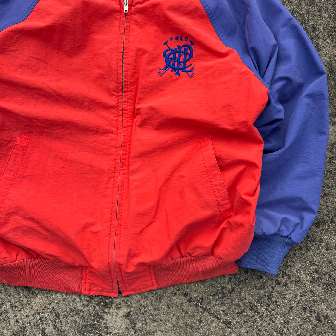 [L] 90s Polo 폴로 랄프로렌 블루종 자켓 상품이미지5