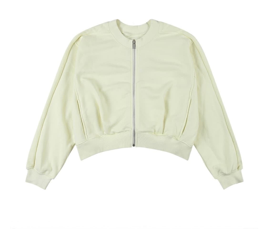 코데즈컴바인 크롭 맨투맨 집업 레몬 모리 y2k 키치 상품이미지5