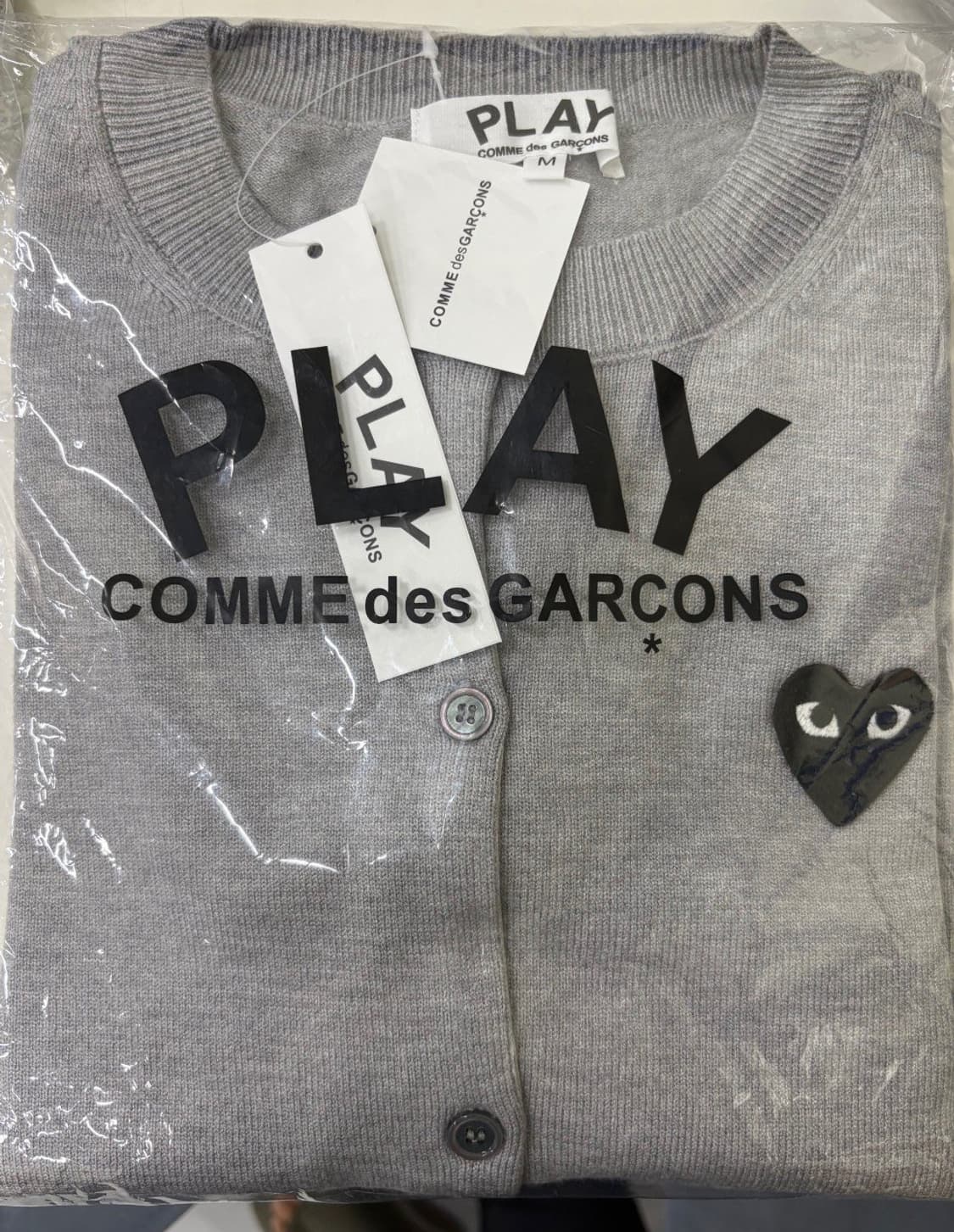 꼼데가르송 블랙와펜 여성 가디건 상품이미지2