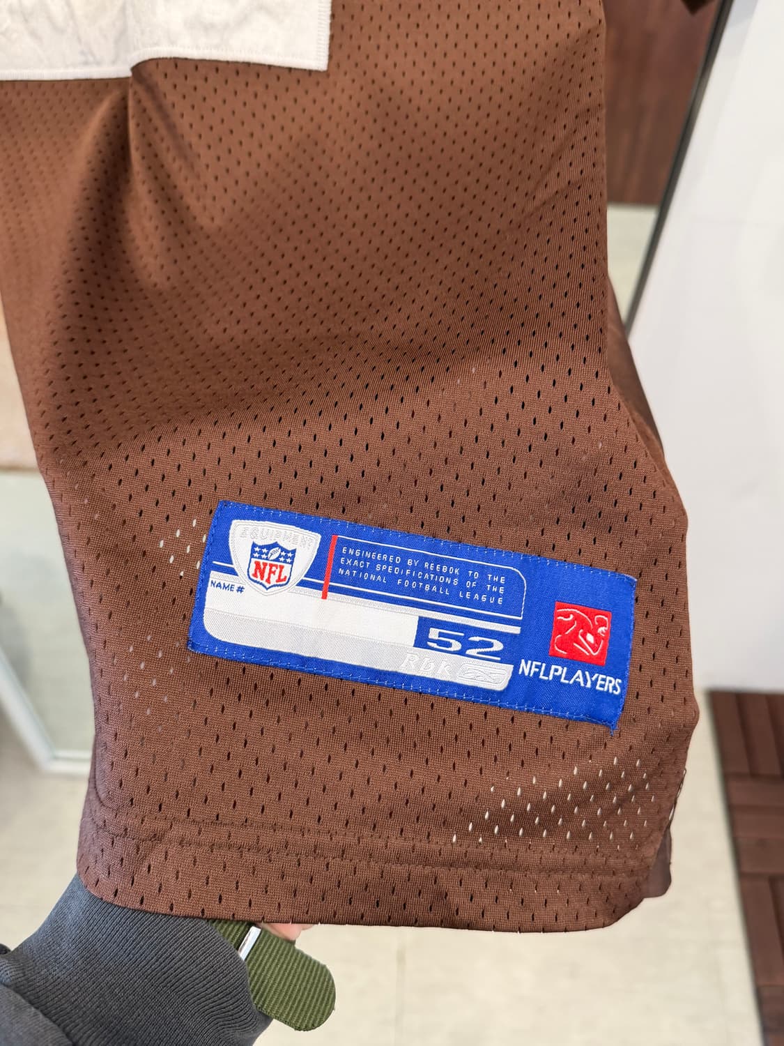 00s Reebok 리복 NFL 클리블랜드 브라운스 No.17 풋볼 저지 상품이미지8