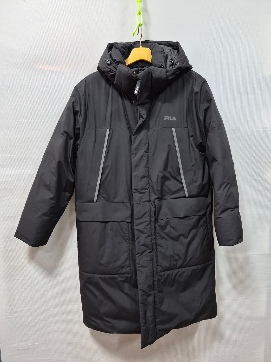 FILA 휠라 필라 블랙 롱패딩 남성 95 상품이미지1