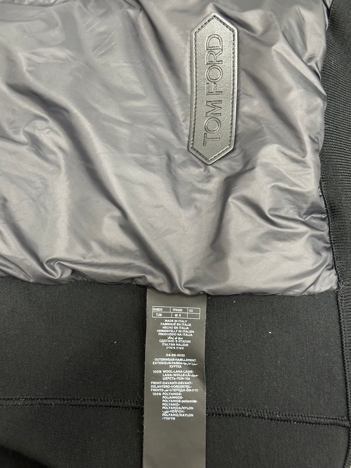 톰포드 울블렌드 니트패딩 48 상품이미지8