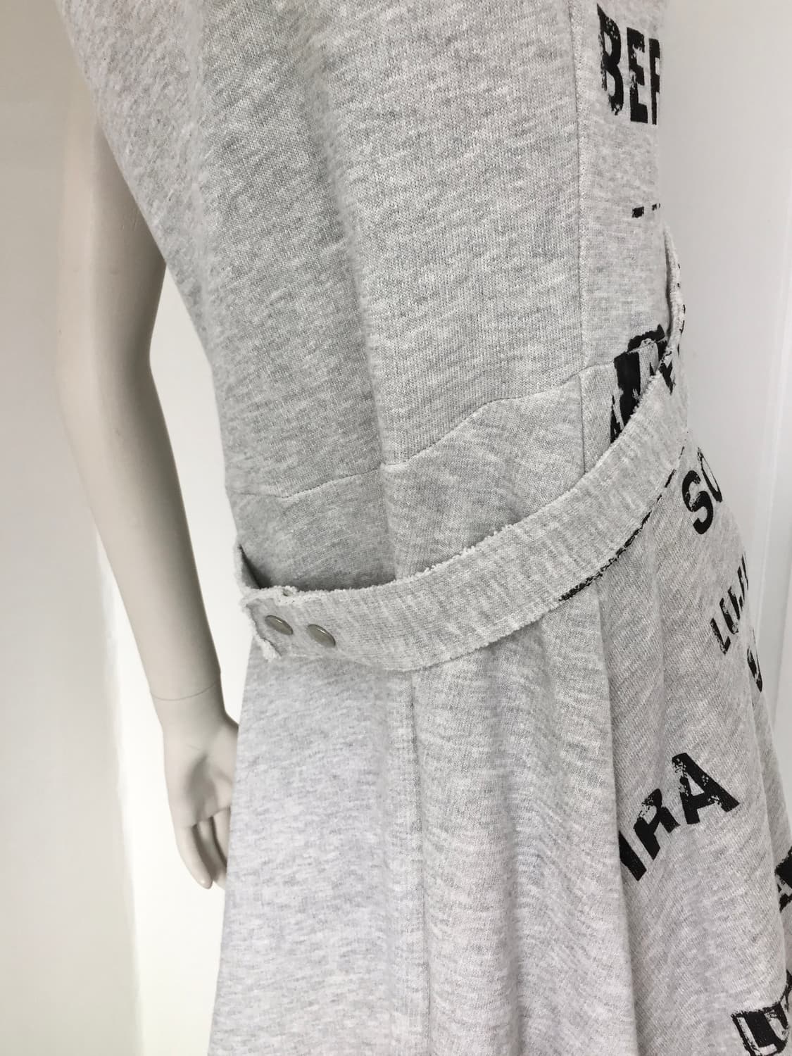 Italy Brand  Typography Grey Dress 상품이미지6
