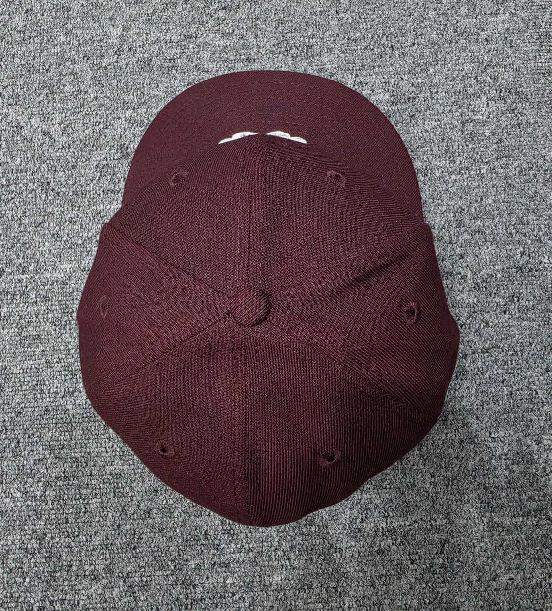 뉴에라 뉴욕 양키즈 59FIFTY 마룬컬러 스냅백 모자 58.7cm 상품이미지5