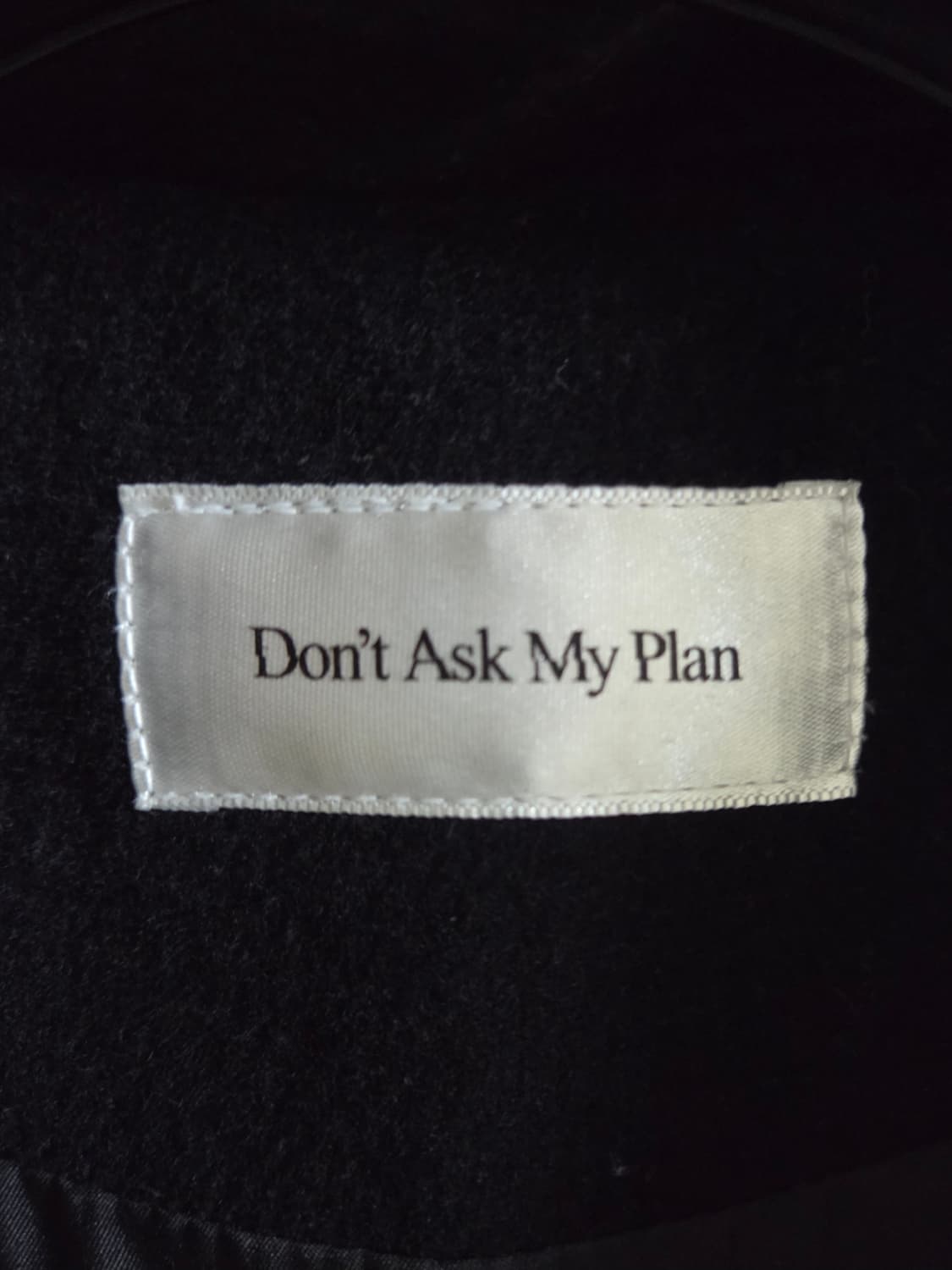 DAMP 캐시미어 50% 코트 블랙 3(105) 상품이미지4