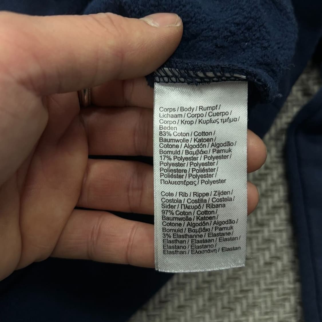 라코스테 베이직 로고 맨투맨 v2775 상품이미지8