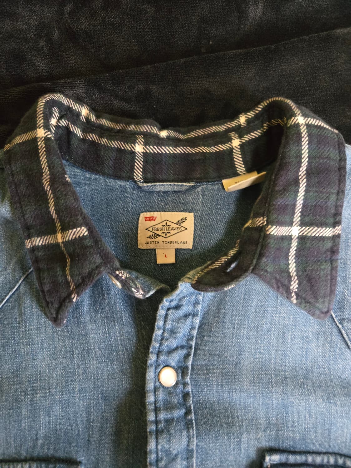 리바이스 웨스턴 셔츠 xl 상품이미지5