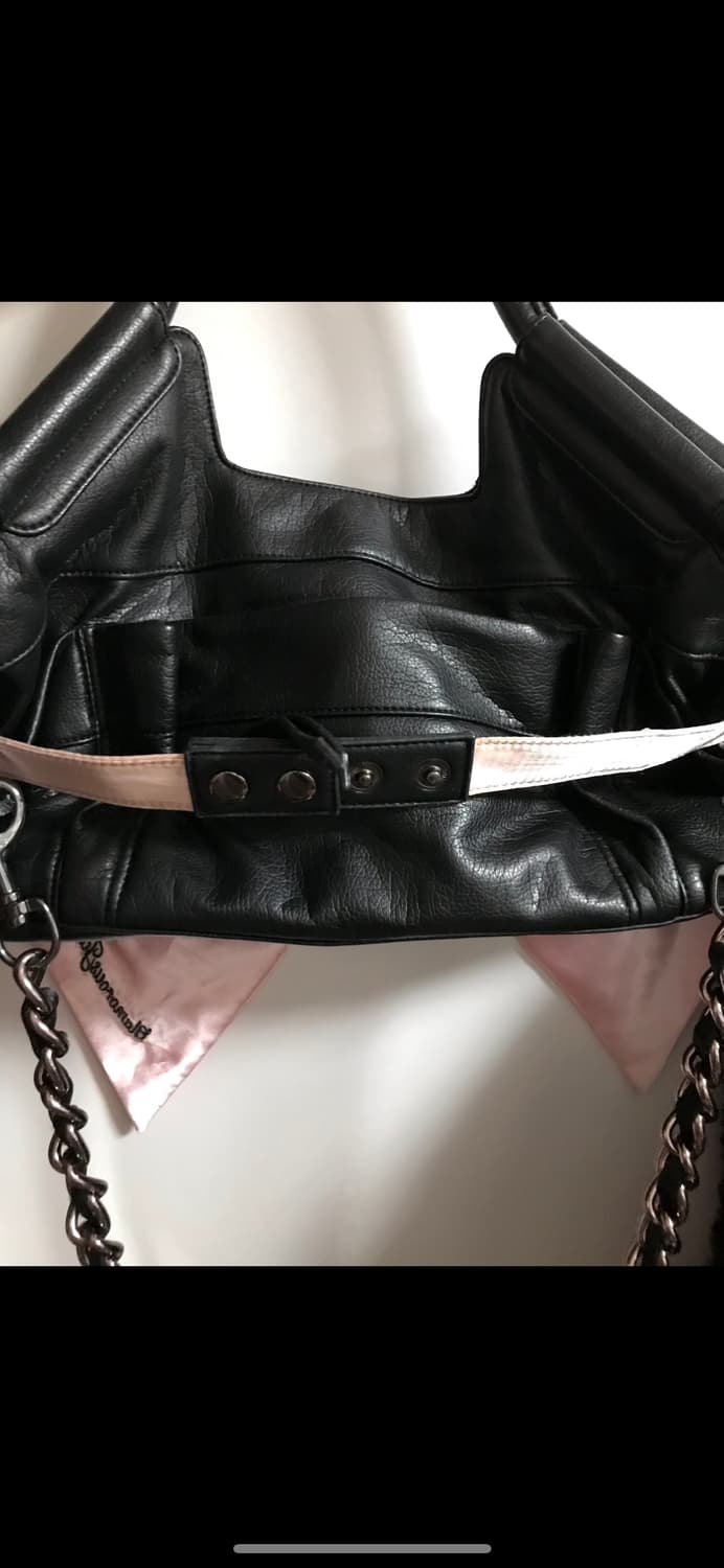 갸루 일본 빈티지 리본 숄더백 빅백 베이비메탈클럽 세실맥비 마즈  상품이미지2