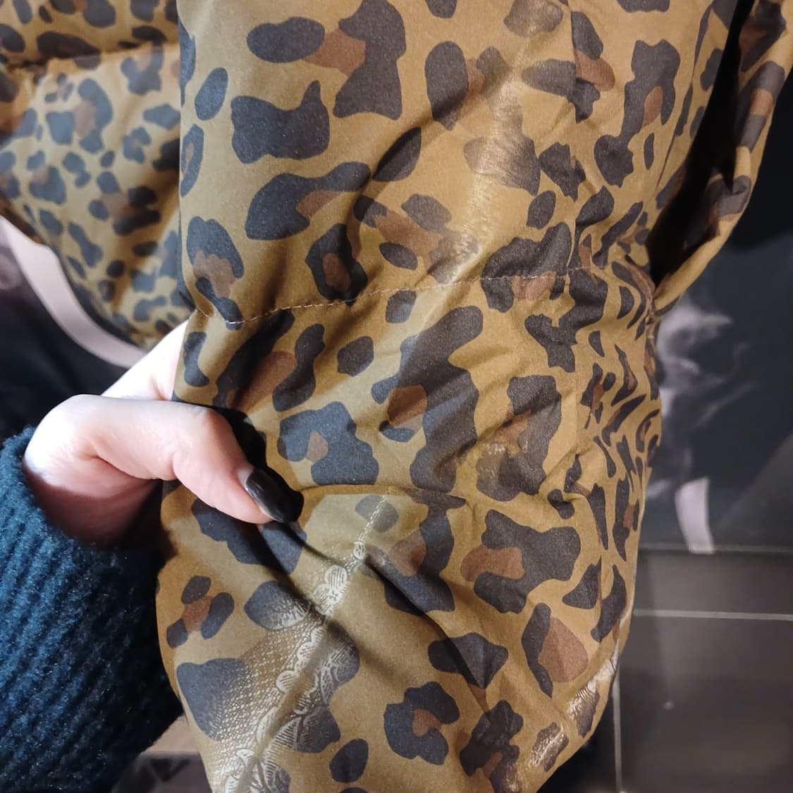 푸마 레오파드 패딩 점퍼 상품이미지4