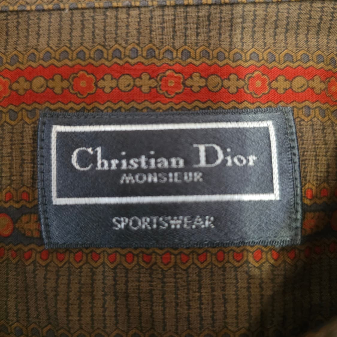 80'-90' 크리스찬 디올 몽쇠르 빈티지 셔츠 상품이미지9
