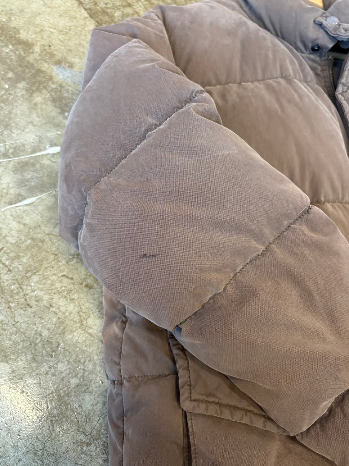 Polo Jeans Co 덕다운 가죽 패치 패딩 상품이미지9