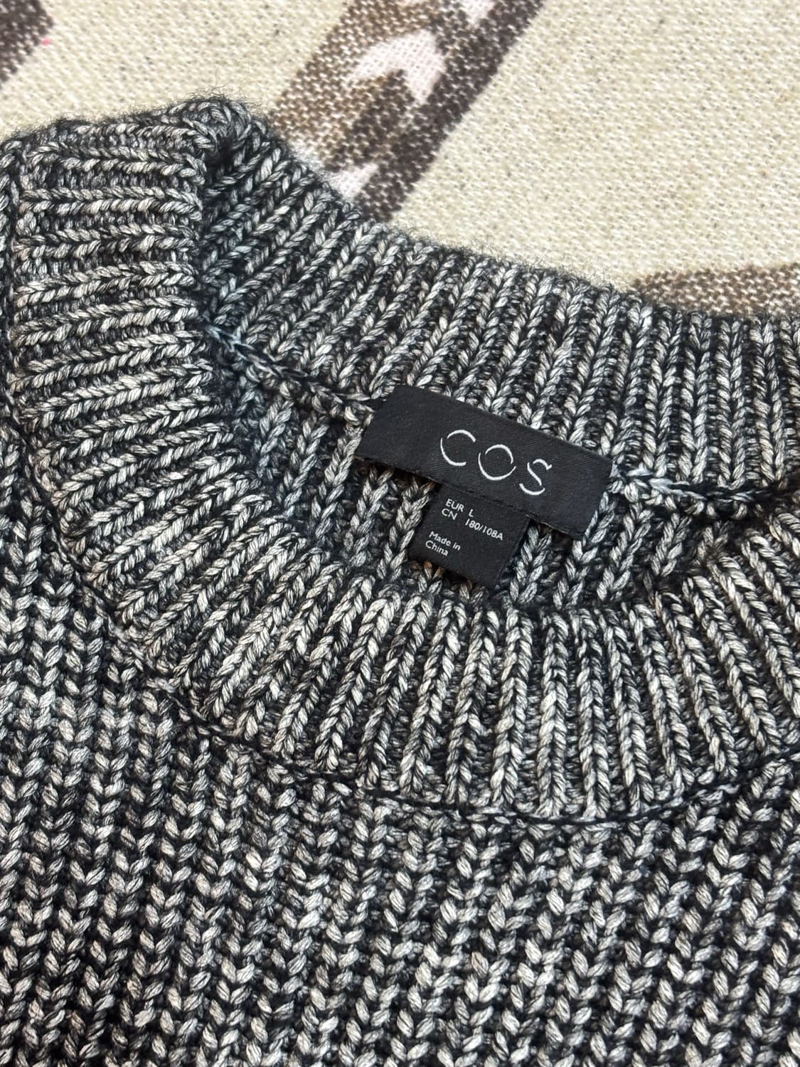 cos 울혼방 그레이 니트 베스트  상품이미지3