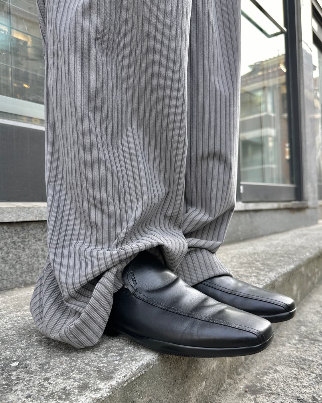 2000s 프라다 스포츠 로퍼 스니커즈 플랫 슈즈 드롭 상품이미지2