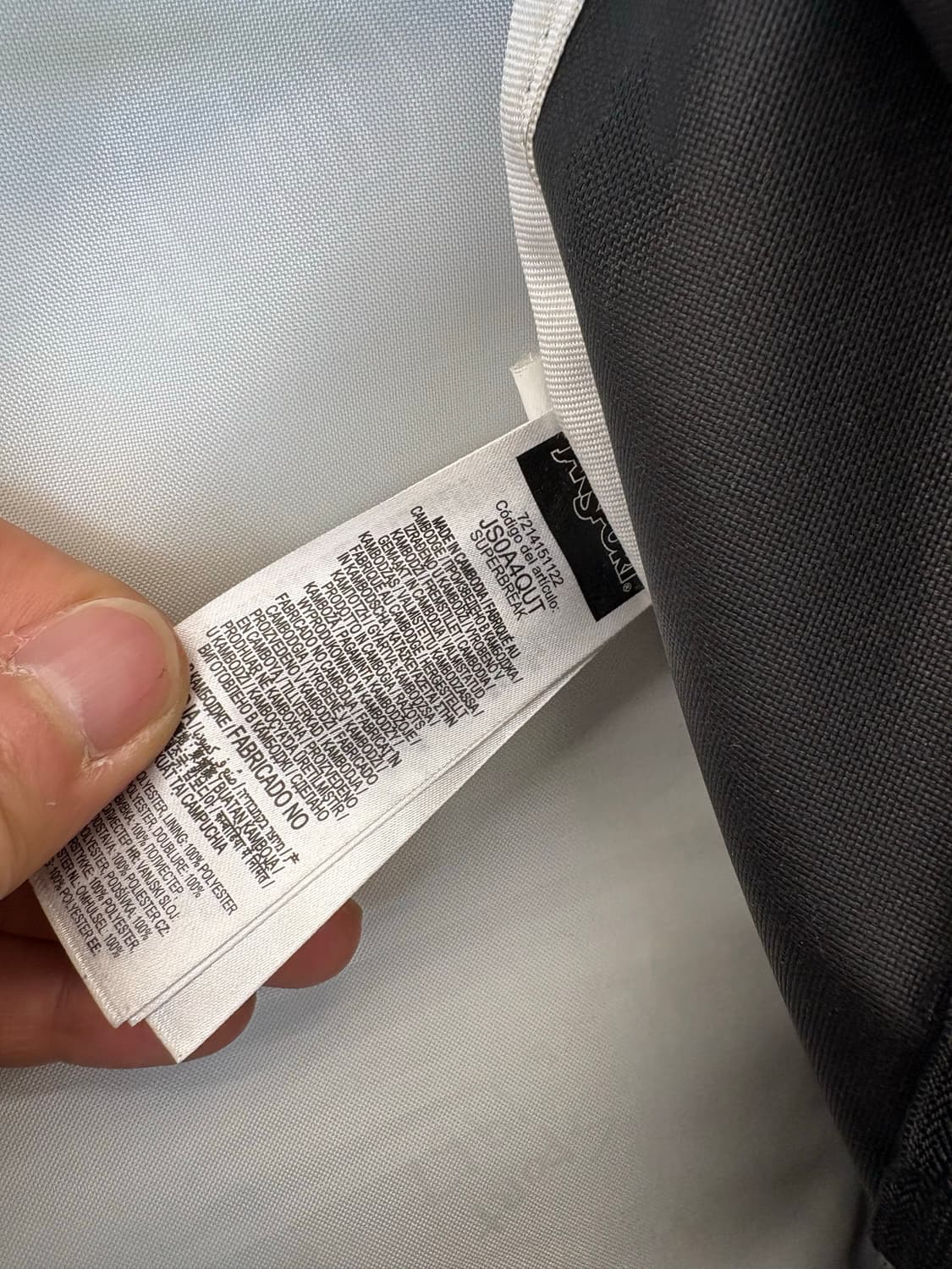 잔스포츠 슈퍼브레이크 백팩 블랙 상품이미지6