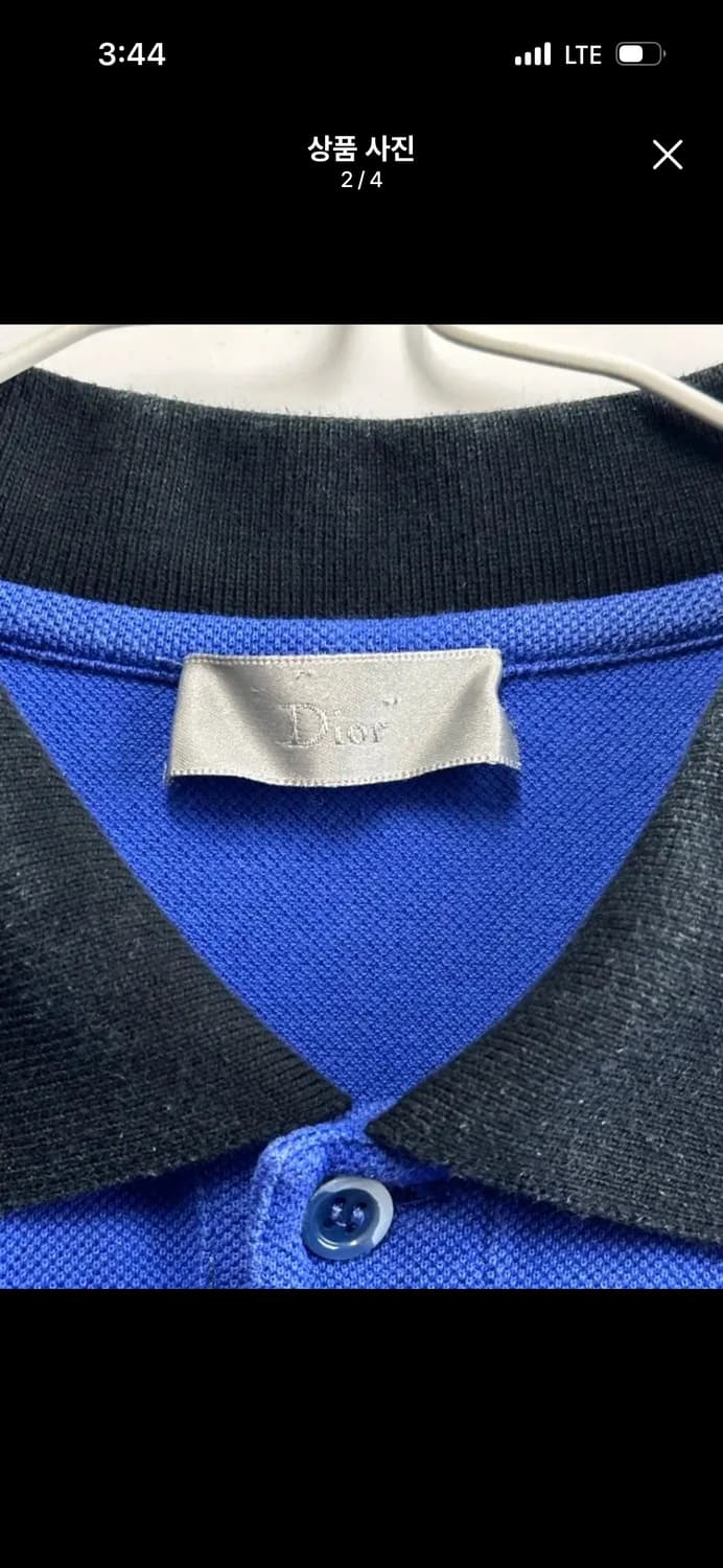 (정품!) 디올 파리 자수 카라티 (L사이즈) 상품이미지3